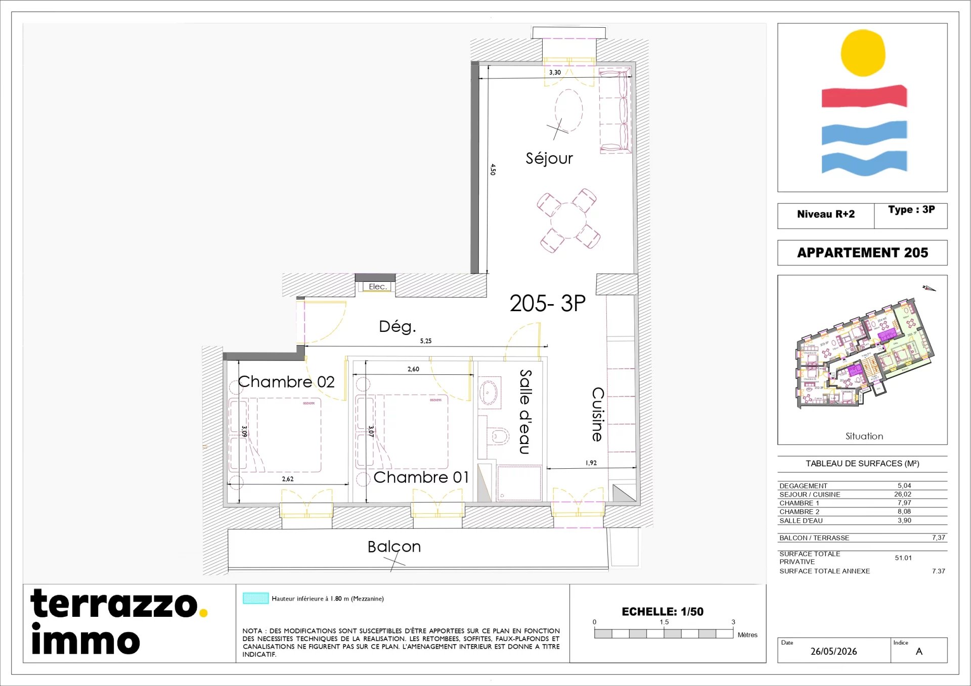 Appartement 3 pièces à vendre - Nice - Riquier