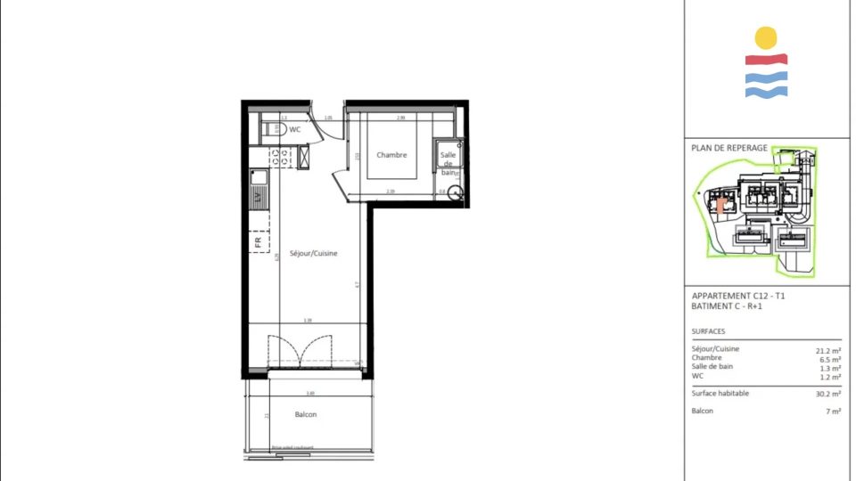 Vente Appartement 2 pièces Nice