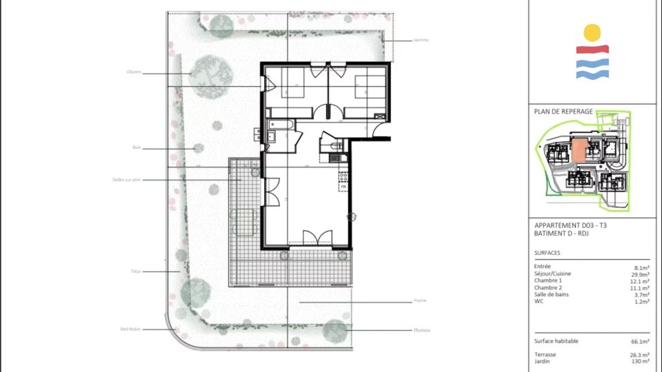 Vente Appartement 3 pièces Nice