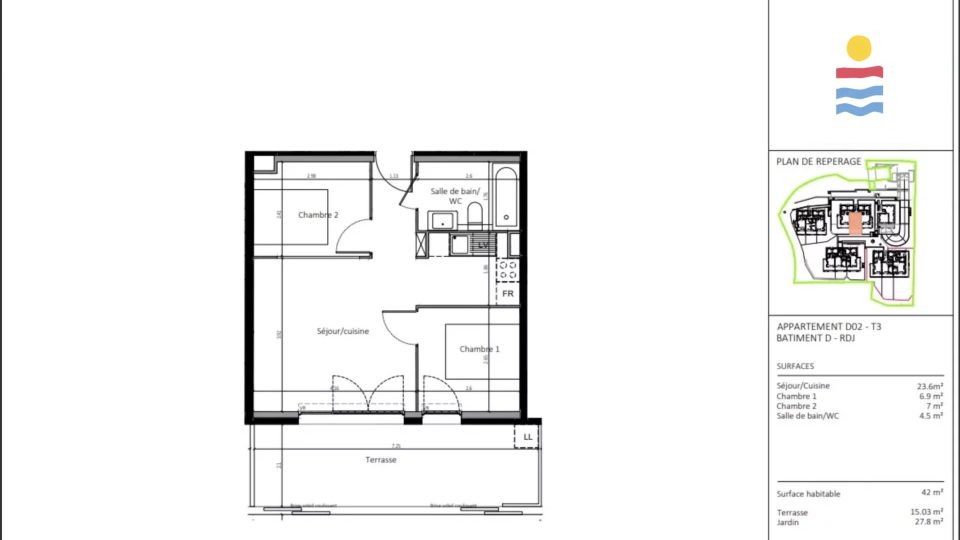 Vente Appartement 3 pièces Nice