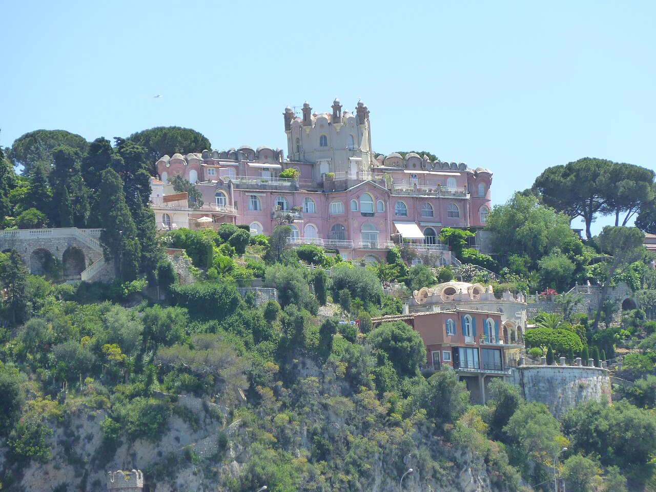 The Chateau de l Anglais above boulevard Carnot, on Mont Boron in Nice